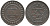 ТУНИС 5 САНТИМОВ 1907 А KM 235 бронза 28-1223
