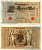 Германия 1000 марок 1910 21 апреля 1910, красная печать, номер семизначный, серия A, буква T, выпуск ЯНВАРЬ - МАРТ 1918 Pick 44, Роземберг 45b бумага VF 8606-36-1-2
