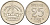 Швеция 25 эре 1953 Густав VI Адольф (1950-1973) KM 824 серебро 4585-447