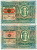 Австрия 100 крон 1912 (1919) красная надпечатка на Pick 12, на аверсе Pick 56 a бумага 444-107-1