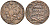 Россия полушка 1734 Анна Иоанновна (1730-1740), МОНДВОР ПЛАЩИЛЬНАЯ МЕЛЬНИЦА НА РЕКЕ ЯУЗЕ, КОРОНЫ БЕЗ КРЕСТОВ KM 187, Биткин 337 медь 87-544