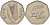 Ирландия 50 пенсов 1970 вальдшнеп KM 24 медно-никель 4144-1044