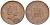 Великобритания 1 пенни 1995 Елизавета II (1952-2022) KM 935a, Spink 4391 (B4) сталь плакированная медью 4609-533