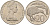 Новая Зеландия 20 центов 1975 Елизавета II (1952-2022), птичка киви KM 36.1 медно-никель  4599-1015