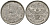 Таиланд 25 сатангов 1946 ВЕ2489, король Рама VIII (1935-1946), Geruda KM Y#70 олово 92-516