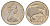 Новая Зеландия 20 центов 1979 Елизавета II (1952-2022), птичка киви KM 36.1 медно-никель 4182-1145