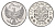 Индонезия 10 сенов 1954 KM 6 алюминий UNC 4119-644