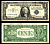 США 1 доллар 1957 Джордж Вашингтон Pick 419 a бумага 2119-11-3-1