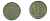 ОАЭ 50 филсов 1973 AH 1393, нефтяные вышки KM 5 медно-никель 86-1131