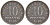 ГЕРМАНИЯ 10 ПФЕННИНГОВ 1916 J, ПЕРВАЯ МИРОВАЯ ВОЙНА KM 20, J.298, Weege 8 железо 202-156