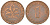 ФРГ 1 пфенниг 1974 F KM 105, J. 380 сталь плакированная медью 4147-155
