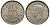 Великобритания 6 пенсов 1944 Георг VI (1936-1952) KM 852, Spink 4084 серебро 201-321