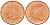 Финляндия 1 евроцент 1999  KM 98 сталь плакированная медью  UNC  4160-362