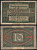 Германия 10 марок 1920 Pick 67a бумага 8602-20-1-2