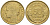 ФРАНЦИЯ 50 САНТИМОВ 1939 ТИП MORLON KM 894.1, LE FRANC 192.15 алюминиевая бронза 44-767