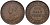 АВСТРАЛИЯ 1/2 ПЕННИ 1917 ГЕОРГ V KM 22 бронза 67-1214