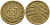 Германия 50 рентенпфеннигов 1924 D KM 34, J. 310 алюминиевая бронза 28-443