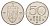 Норвегия 50 эре 1995 Харальд V (1991-), редкий год KM 418 медно-никель UNC 4635-522