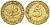 ФРГ 5 ПФЕННИГОВ 1950 D KM 107, J.382 сталь плакированная латунью 4532-1256
