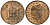 Великобритания 1 пенни 2000 Елизавета II (1952-2022) KM 986, Spink 4710 (B5) сталь плакированная бронзой 4167-1241