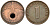 Германия 1 рейхспфенниг 1939 B KM 89, J. 361 бронза 4567-1066