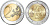 Австрия 2 евро 2008 Берта фон Зутнер KM 3143 биметалл UNC M44-19