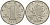 Китай 1 юань 2004 цветок KM 1212 сталь плакированная никелем 4138-656