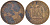 ФРАНЦИЯ 5 САНТИМОВ 1861 A, НАПОЛЕОН III (1852-1870) KM 797.1, LE FRANC 117.2 бронза 108-456