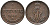 ГАННОВЕР 1 ПФЕННИГ 1858 В, ГЕОРГ V (1851-1866) KM 233 медь 4448-1033