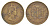 Ямайка 1/2 пенни 1964 Елизавета II (1952-2022) KM 38 никель латунь 4626-632