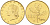 Италия 20 лир 1995 R, дубовый лист KM 97.2 алюминиевая бронза  UNC  4594-941