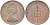Великобритания 1 пенни 1980 Елизавета II (1952-2022) KM 915, Spink 4237 (B1) бронза 4585-911