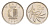 Мальта 2 цента 1991 оливковая ветвь KM 94 медно-никель UNC 4655-155
