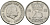 Нидерланды 25 центов 1951 Юлиана (1949-1980) KM 183 никель 96-123