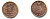 Зимбабве 1 цент 1997 птица-идол KM 1a сталь плакированная бронзой UNC 86-1155