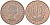 Великобритания 1/2 пенни 1967 Елизавета II (1952-2022) KM 896, Spink 4158 бронза 4544-154