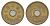 Япония 5 йен 1982 Yr. 57, Хирохито (1926-1989) Y 72a латунь 4632-227