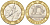 Франция 10 франков 1988 тип гений Бастилии KM 964.1, Le Franc 375.2 биметалл 186-355