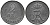 ДАНИЯ 2 ЭРЕ 1967 C; S, ФРЕДЕРИК IX (1947-1972) KM 840.2 цинк 24-1127