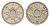 Япония 5 сенов 1933 Yr. 8 Y 53 никель 4636-424
