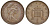 Великобритания 1 пенни 1980 Елизавета II (1952-2022) KM 915, Spink 4237 (B1) бронза 51-2412