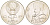 СССР 1 рубль 1991 ММД, 550 лет со дня рождения Алишера Навои (1441-1501), просвет буквы Д в слове один на гурте, имеет форму равнобедренного треугольника KM 260 медно-никель 4183-143