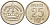 Швеция 25 эре 1954 TS, Густав VI Адольф (1950-1973) KM 824 серебро 116-1147