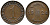 Германия 1 рентенпфенниг 1924 F KM 30, J. 306 бронза 39-835