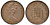 Великобритания 1 пенни 1971 Елизавета II (1952-2022) KM 915, Spink 4237 (B1) бронза 51-2347
