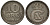 Дания 10 эре 1919 HSN,GJ KM 818.2 серебро    4596-319