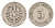 Германия 5 пфеннигов 1874 C, Вильгельм I (1871-1888) KM 3, J. 3 медно-никель 4632-611