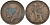 Великобритания 1 пенни 1917 Георг V (1910-1936) KM 810, Spink 4051 бронза 4572-1223