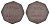 Великобритания, NAAFI (военно-морской флот) 1/2 франка ND (1944) бакелит 1522-1215