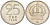 Швеция 25 эре 1943 G, Густав V (1907-1950) KM 816 серебро 4147-951